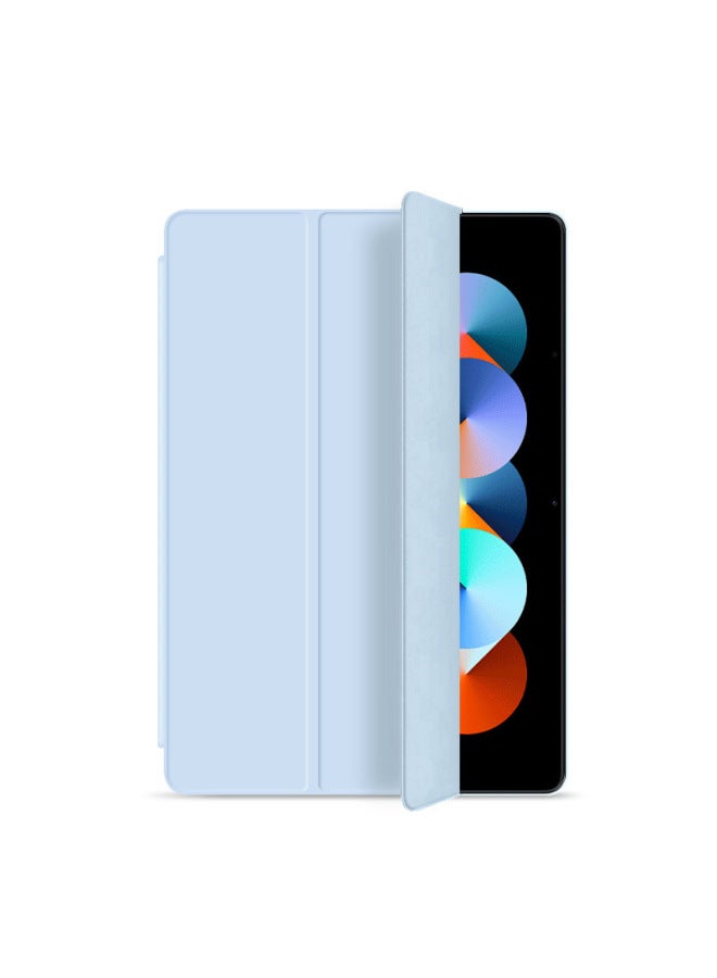حافظة حماية مسطحة مقاس 10.2 بوصة لجهاز iPad Air من Apple Pro11، مزودة بحامل ثلاثي الطي، مقاس 9.7 بوصة، حافظة ناعمة شاملة